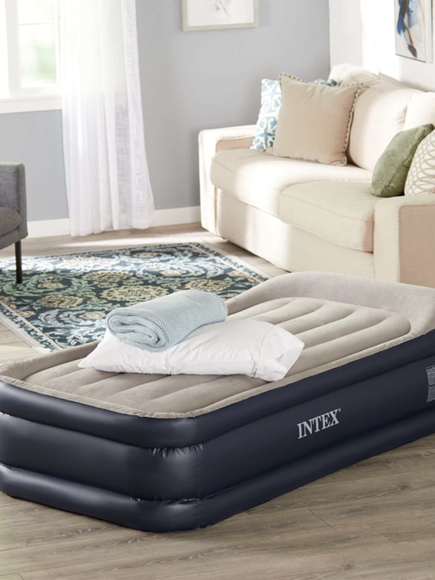 Intex Inflatable Bed PillowRest Full Sz