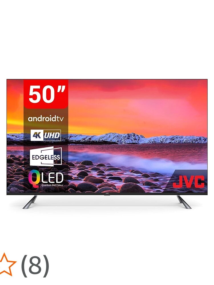 JVC 50" Frameless ATSC 4k UHD Chromecast