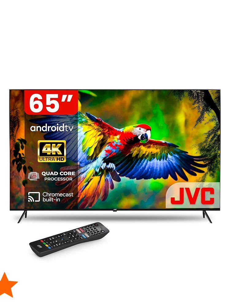 JVC 65" Frameless ATSC 4K UHD Chromecast