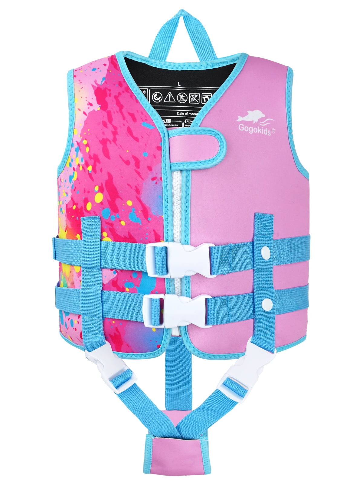 Kids Jacket Floaters 17"x17" ORA/BL/YELL