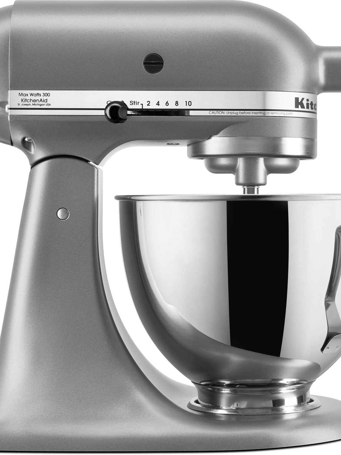 Kitchen Aid 4.5 Quart Tilt Head Stand Mi Silver 1