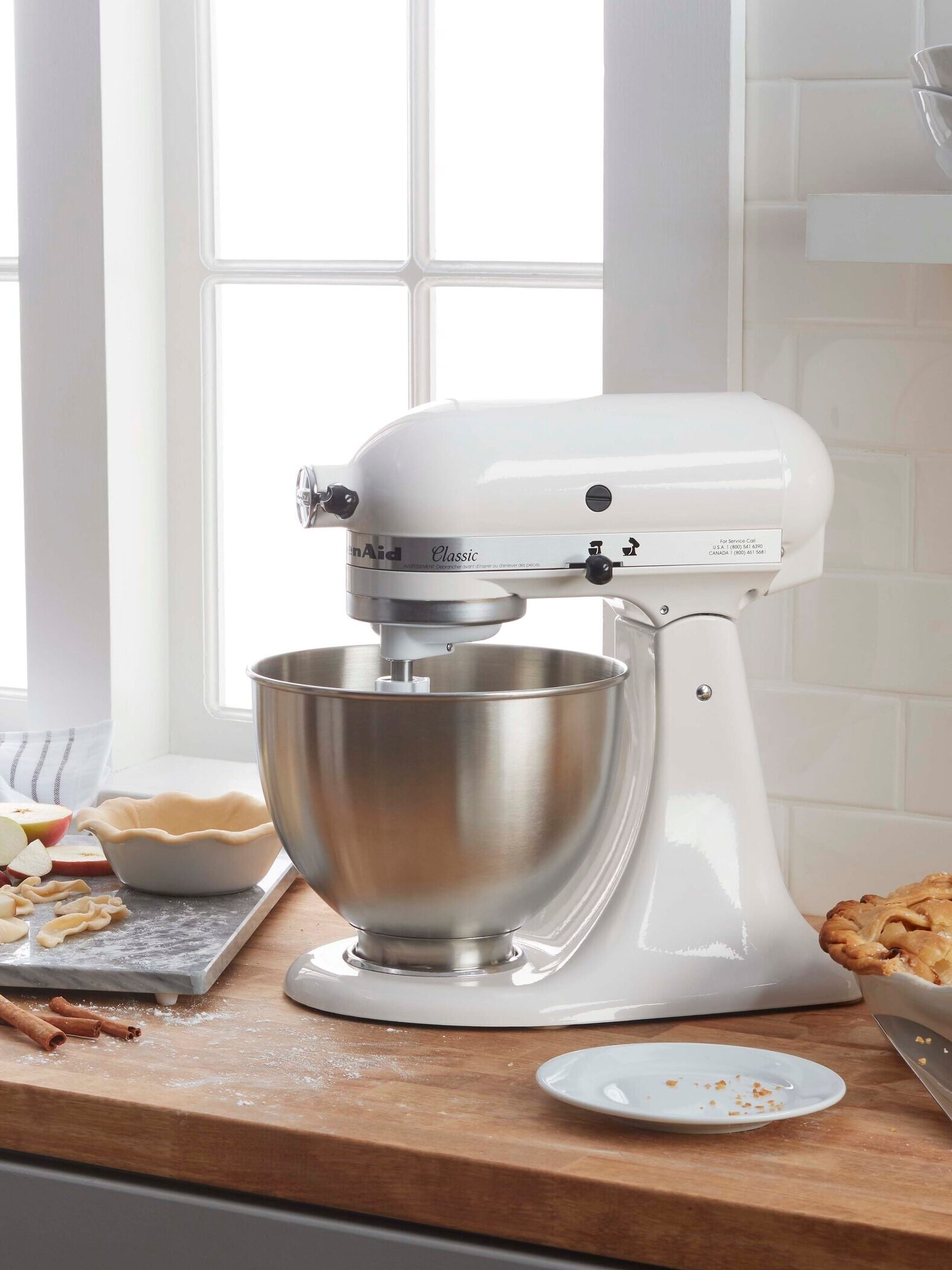 Kitchen Aid 4.5 Quart Tilt Head Stand Mi White
