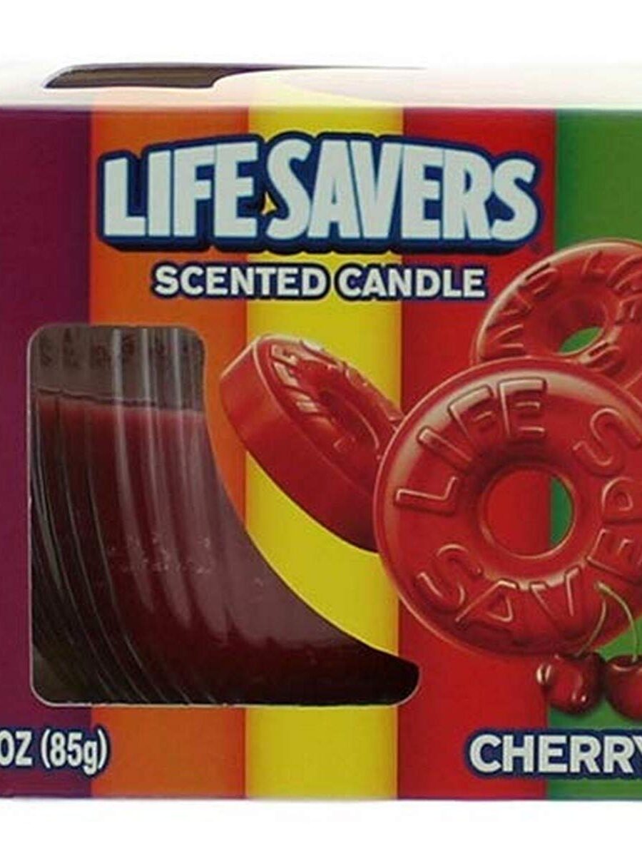 Lifesaver Candle Cherry 16/85G