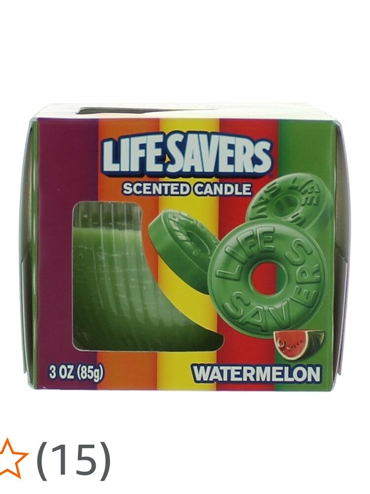 Lifesaver Candle Watermelon 16/85G