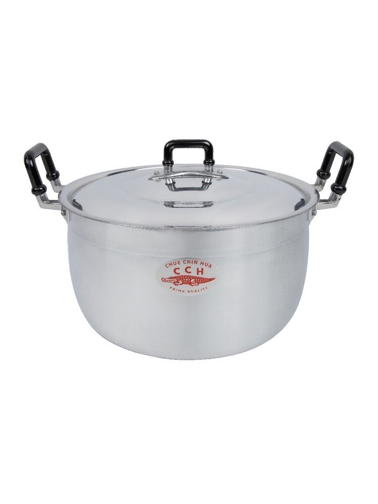 Lotus Aluminum Pot 38 cm with Lid