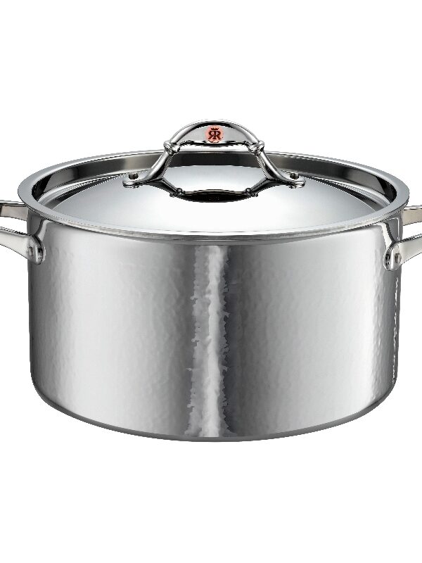 Lotus Aluminum Pot 48x19cm with Lid
