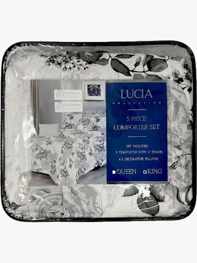 Lucia Full 5pc Comforter Set