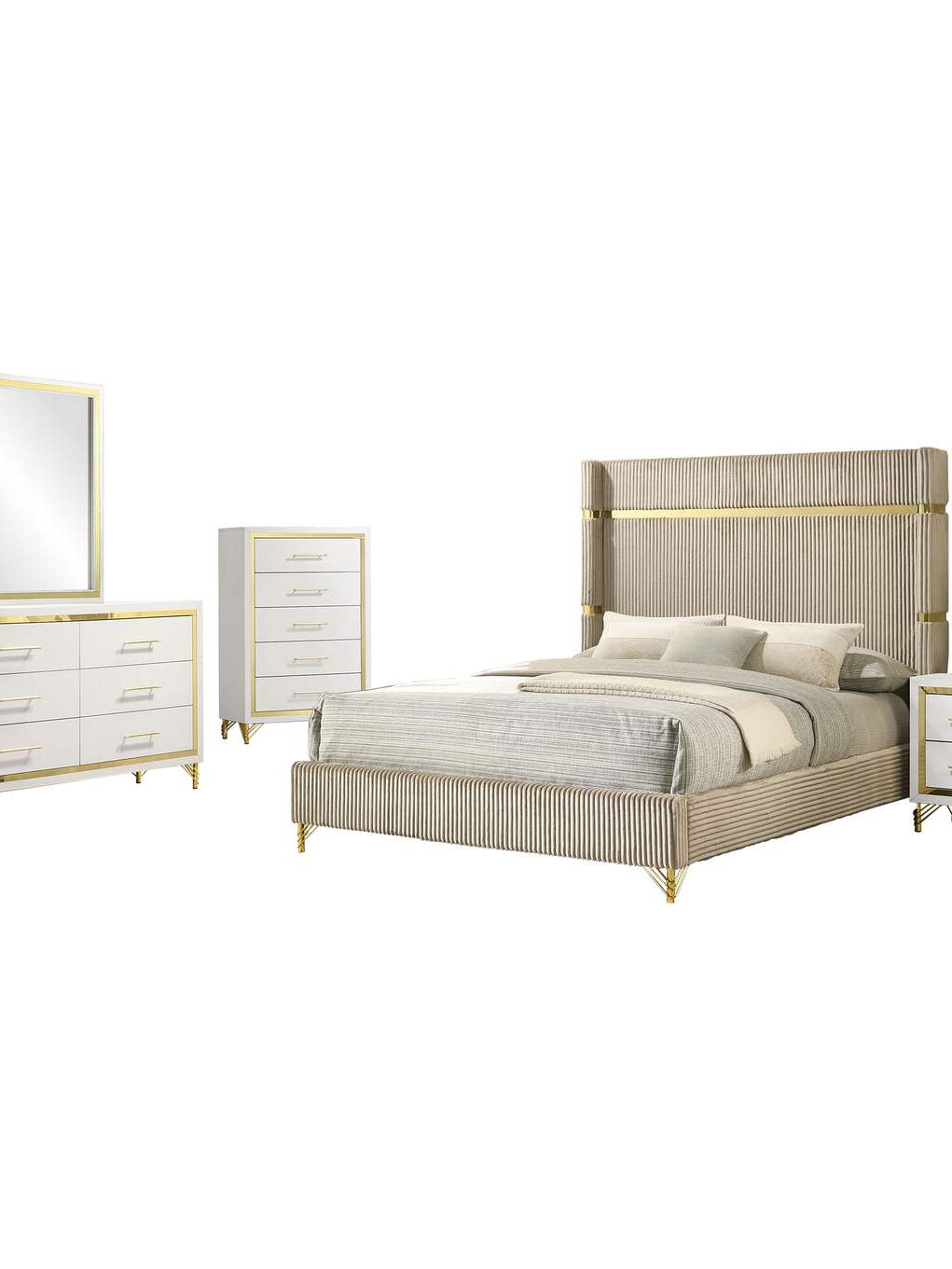 Lucia King 5pc Comforter Set