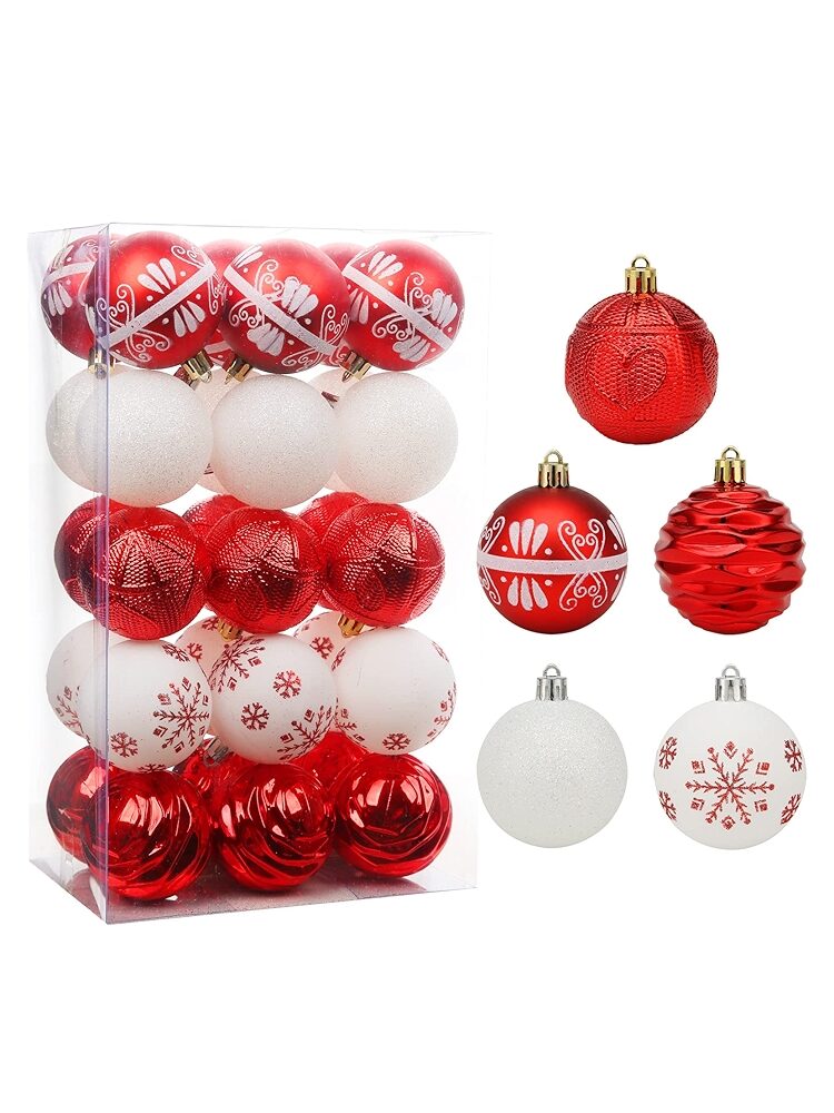 NEW 3'' 8pc Christmas Ornament Set