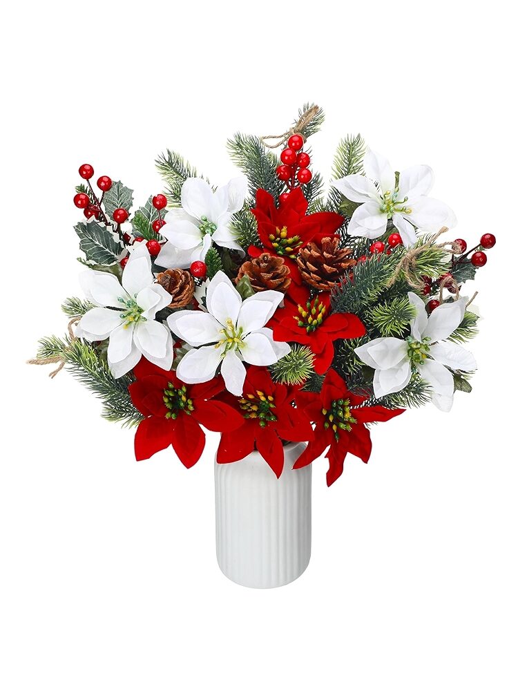 NEW Christmas Hollowed Flower 16 cm - 6''