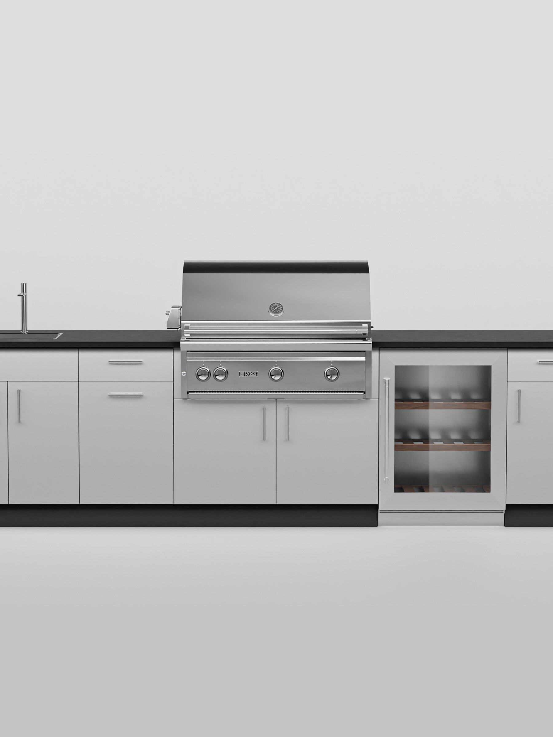 Oasis 3-Burner Square RedSurface Stove
