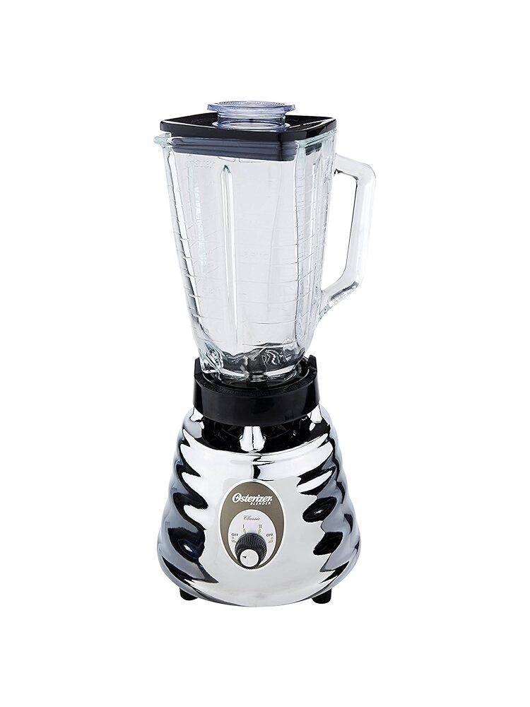 Oster Blender Chrome Glass Jar- 2 Speed