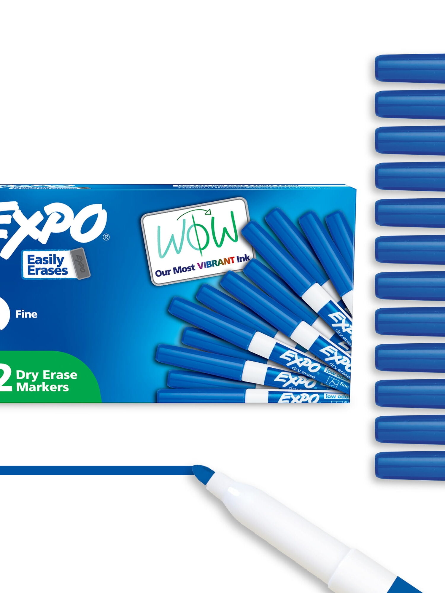 Papermate Expo Marker Blue Ink 12pcs