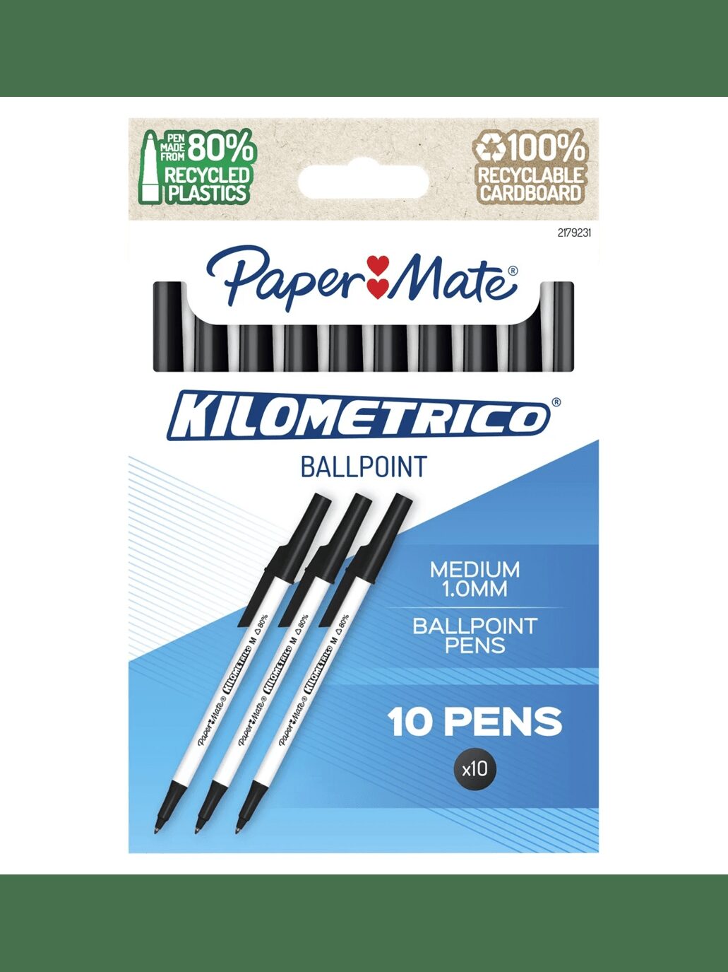Papermate Kilometric Pen Fine 0.7 - Blac