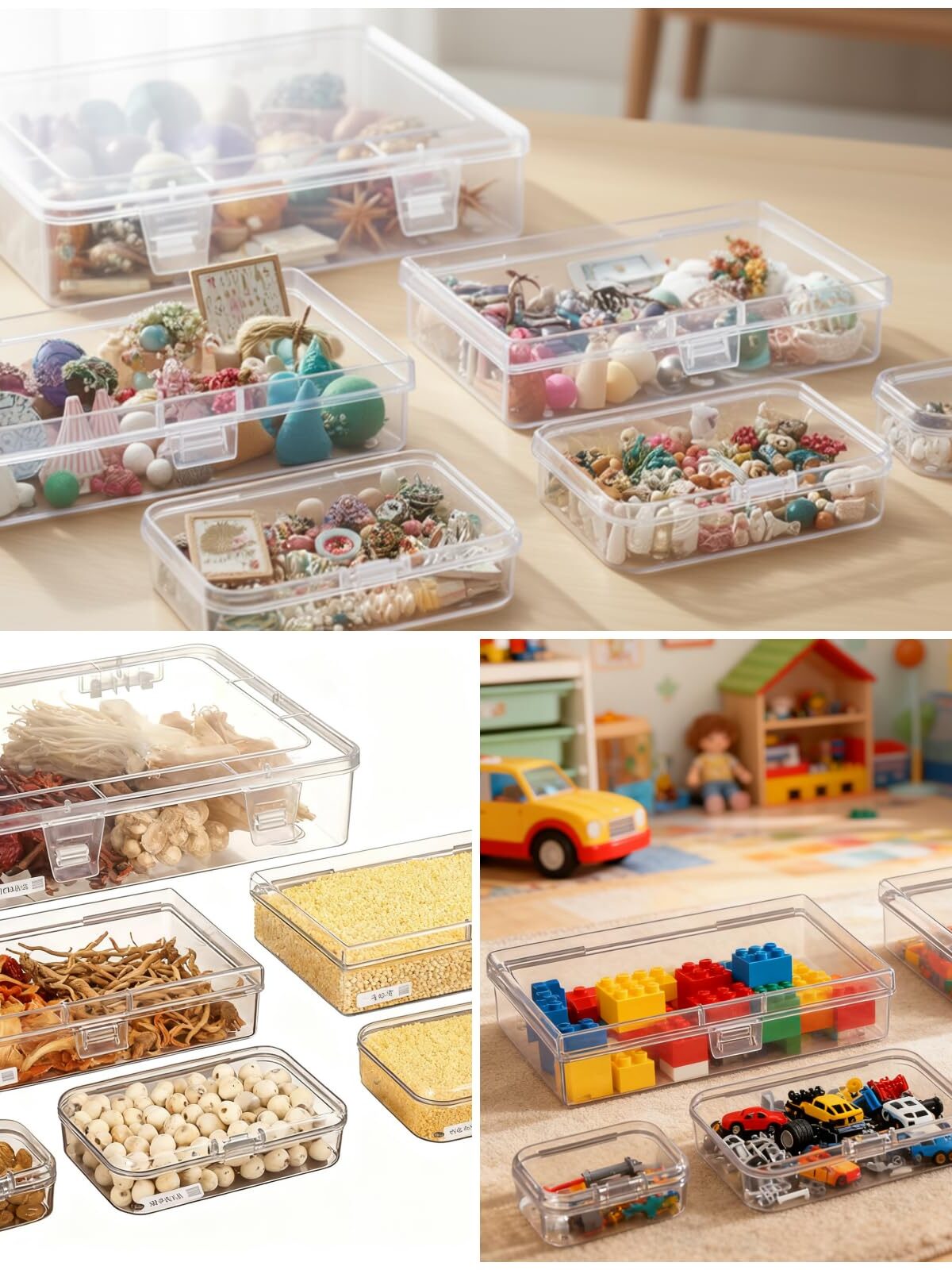 Plastic Rectangular Slim Mix Color Organ