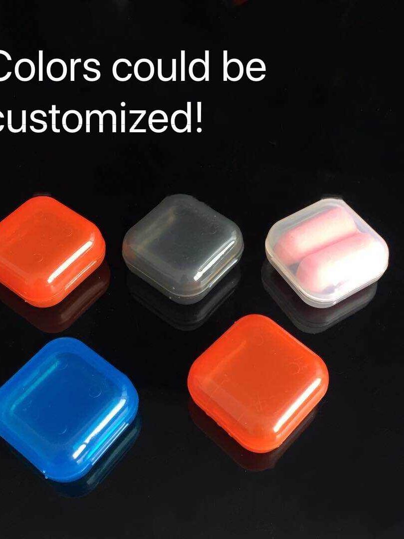 Plastic Square Slim Mix Color Contanier