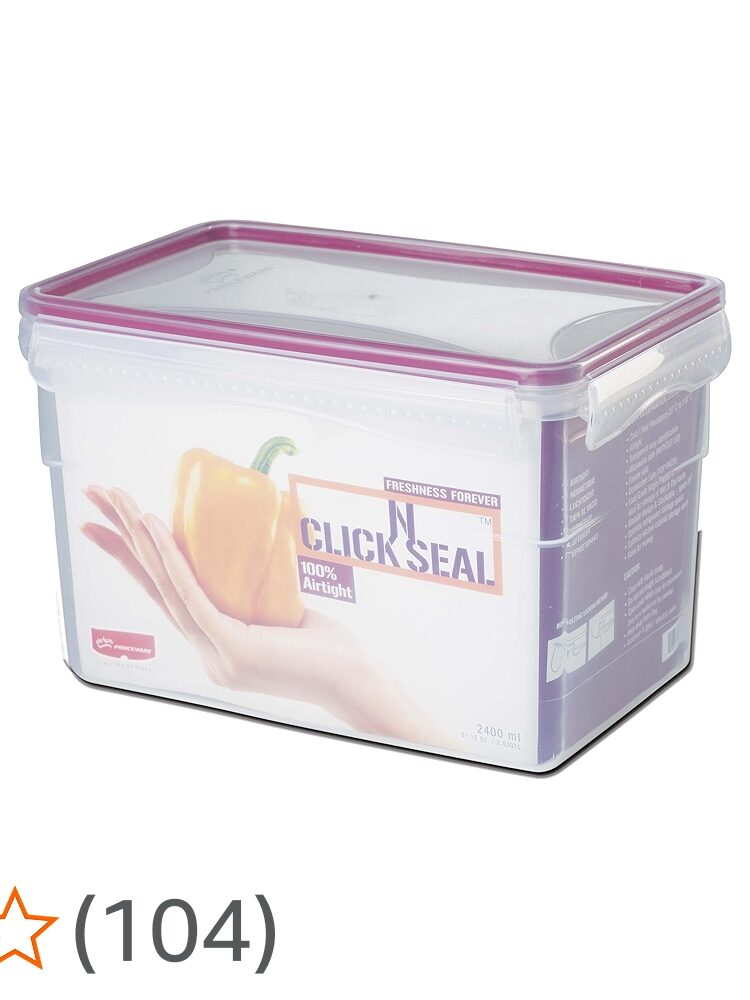 Princeware 3pc Rectangular Plastic Conta