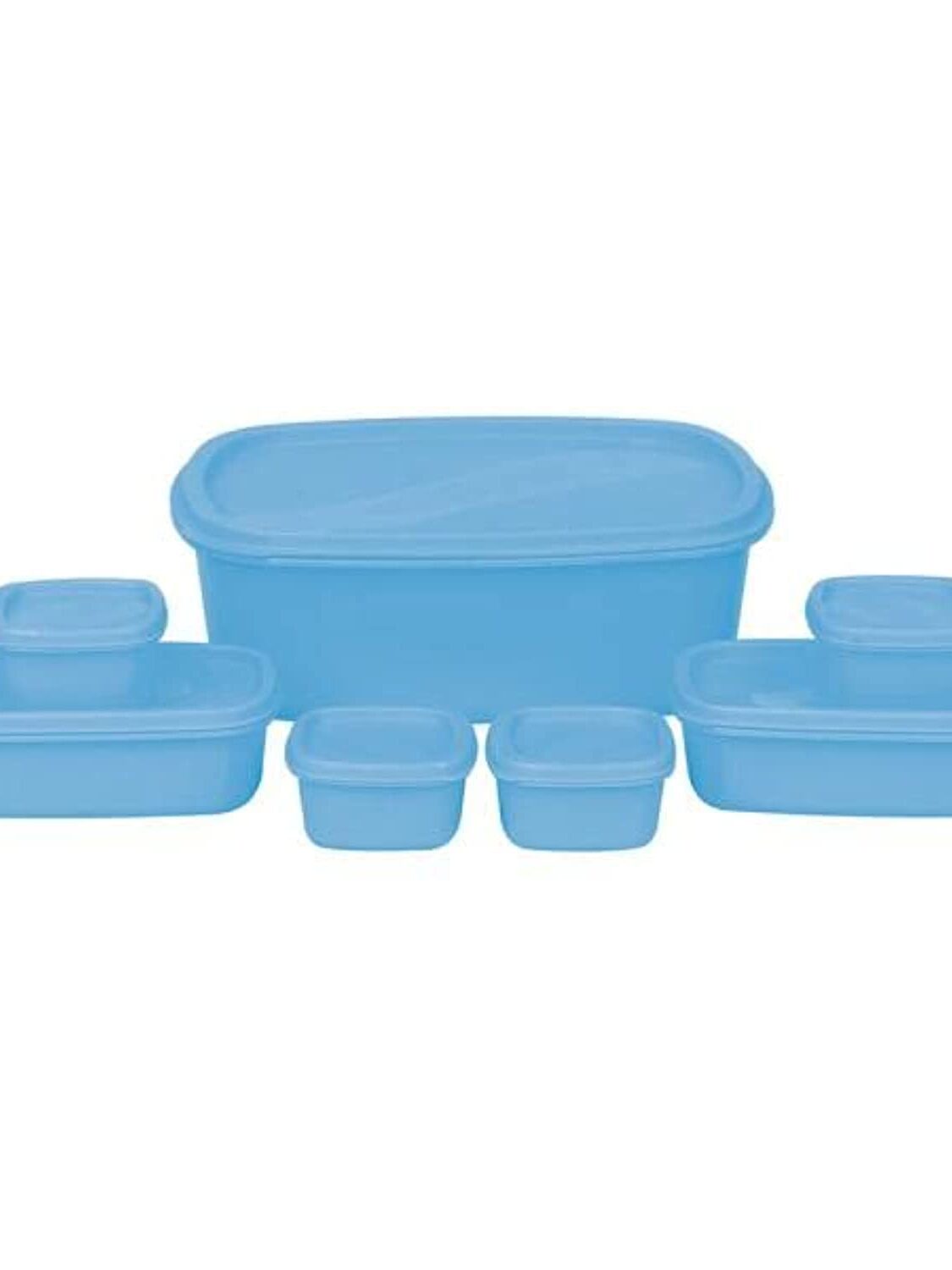 Princeware 7pc Storage Containers Pk/Blu