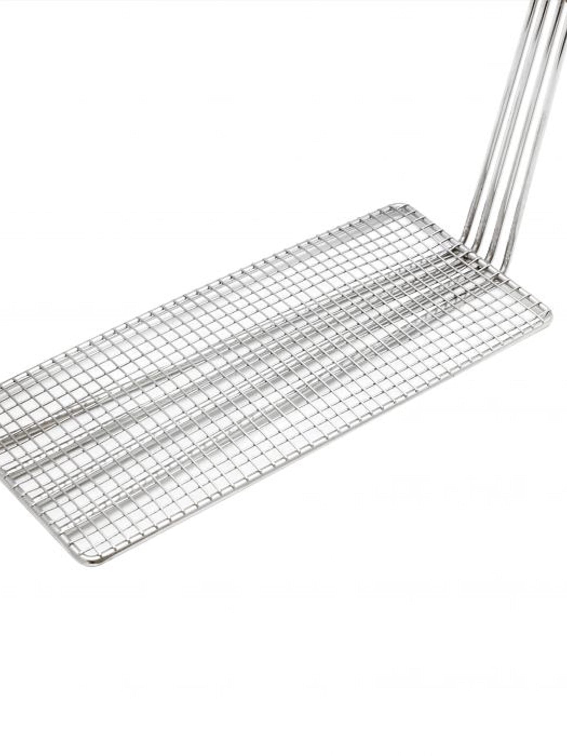 Rectangular 4'' Metal Deep Fry Basket St