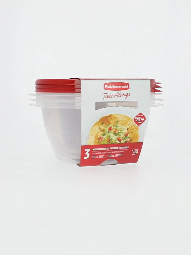 Rubbermaid Take Along 4pc Plas Cont 2.9c
