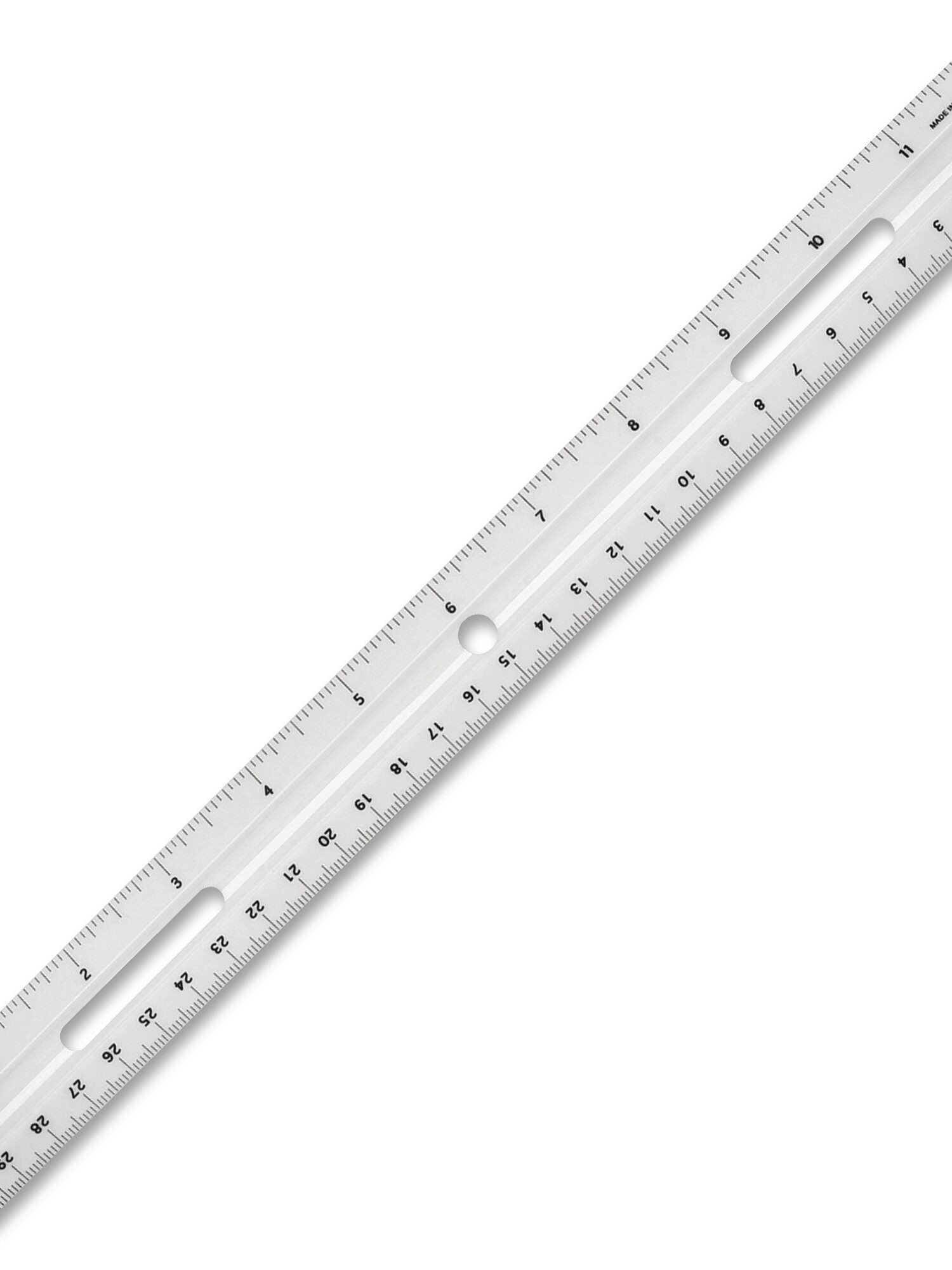 Ruler Plastic 12'' - 4pk