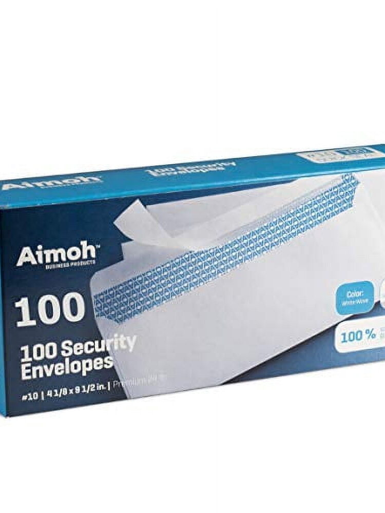 Security Envelopes, Boxed #10, 40Pcs CASE 24