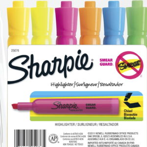 Sharpie Highlighter Chisel Tip Assorted
