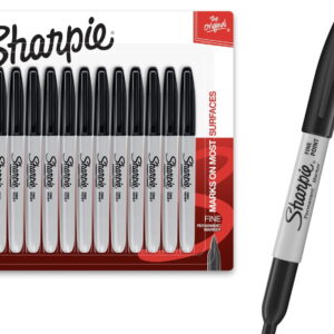Sharpie Permanent Black Marker 12per Box