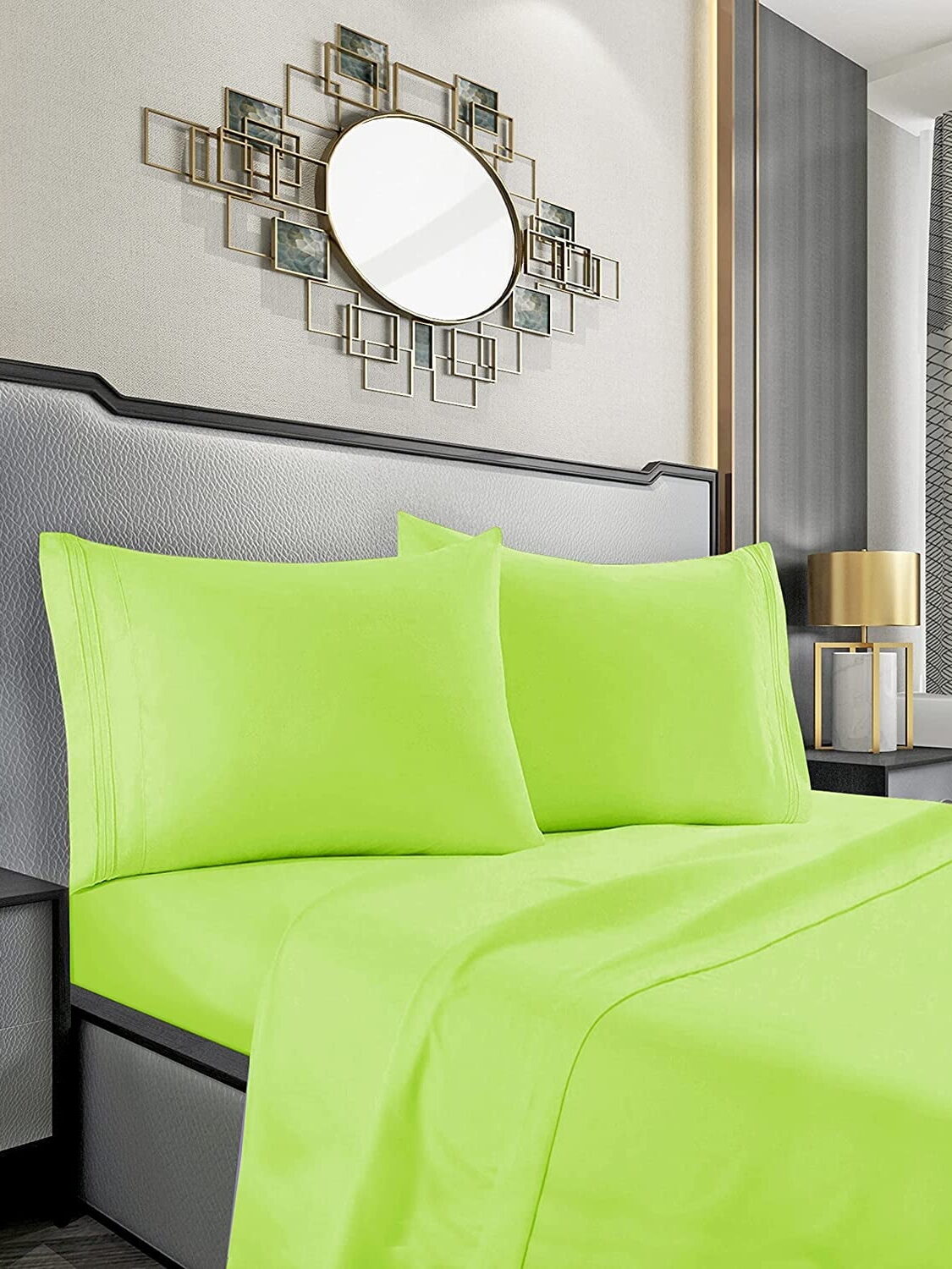 Sheet Sets 4pcs Full Lime