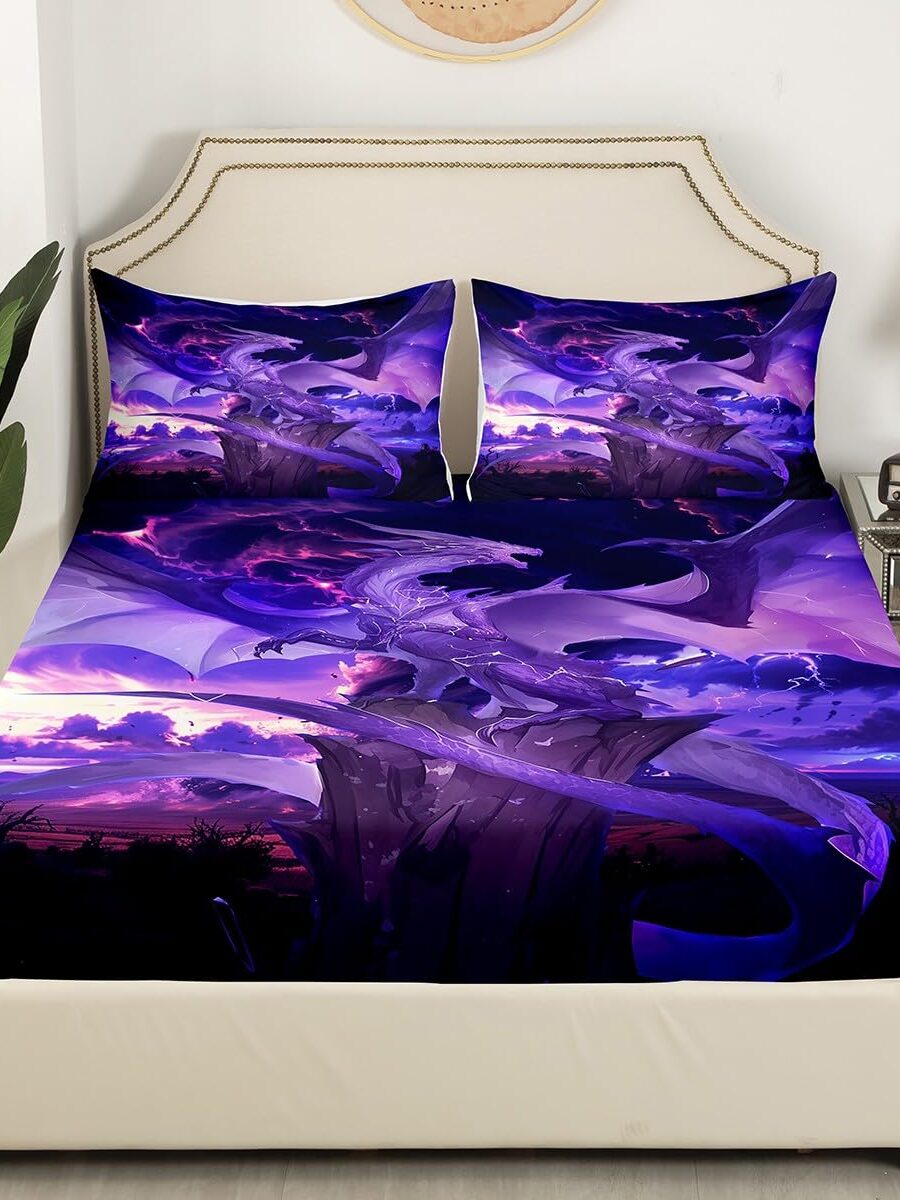 Sheet Sets 4pcs Full Purple
