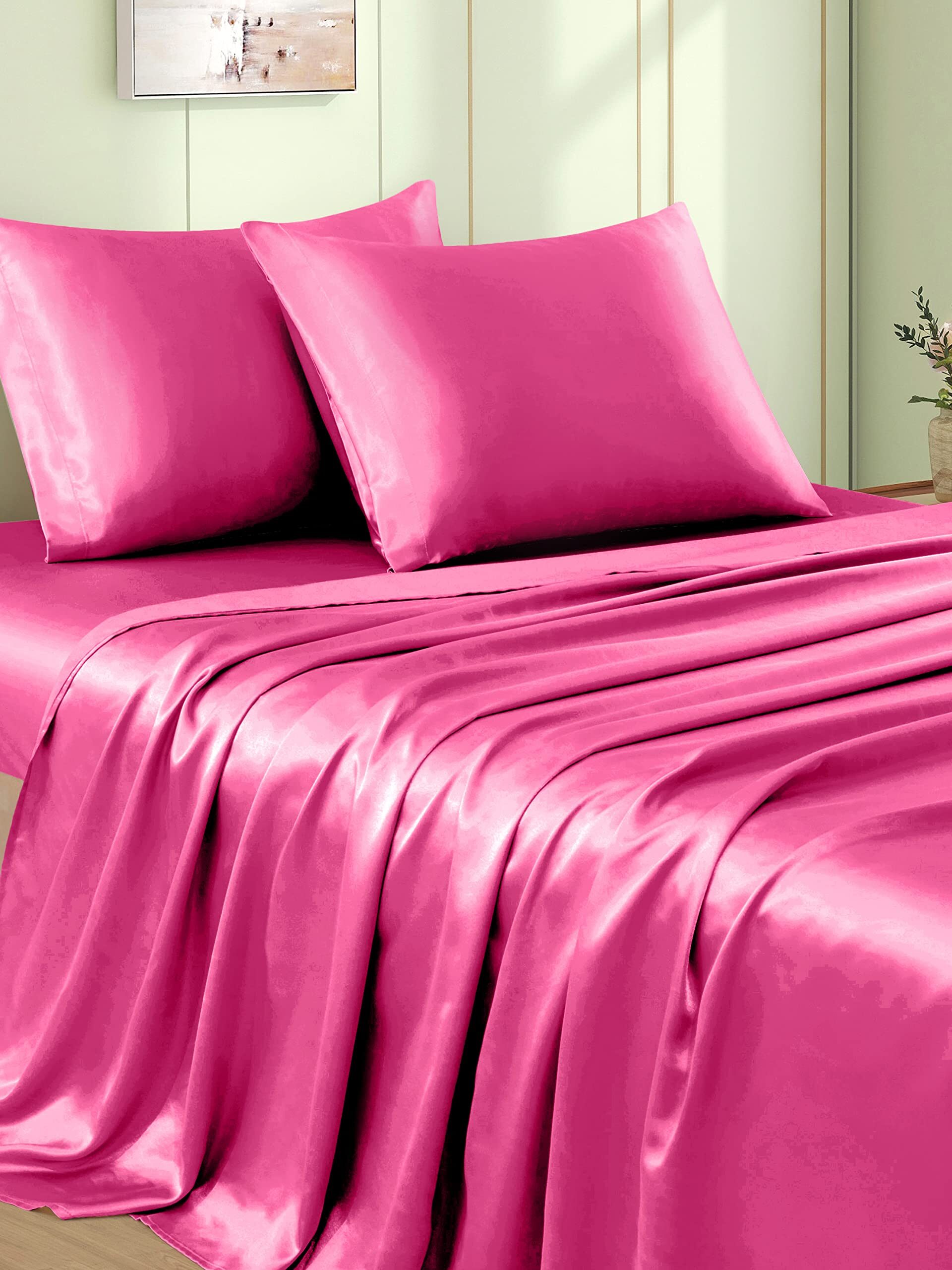 Sheet Sets 4pcs King Hot Pink