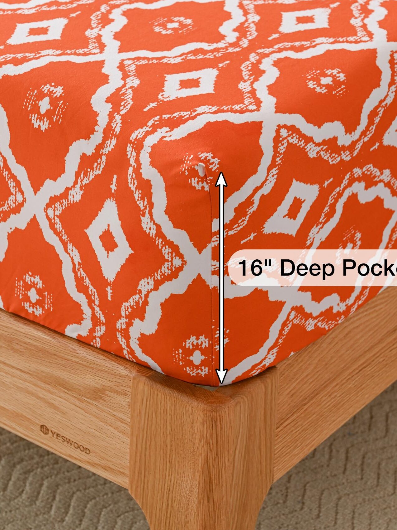 Sheet Sets 4pcs Queen Orange