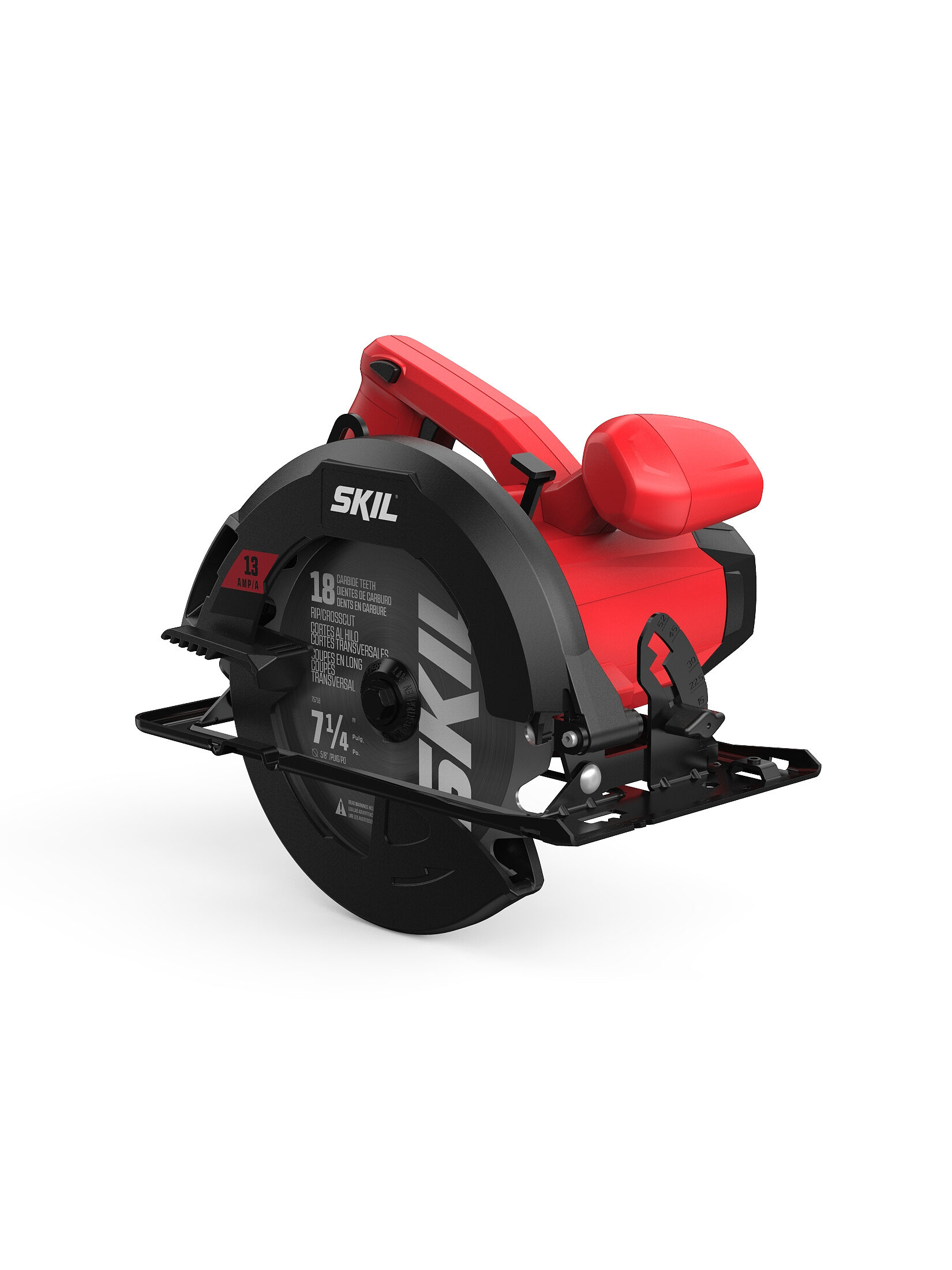 Skil Circular Saw,13Amp 7 1/4" w Steel S Circular Saw,13Amp 7 1/4" w Steel Shoe 5