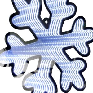 Snowflake Figurine Lighted X-mas Decor
