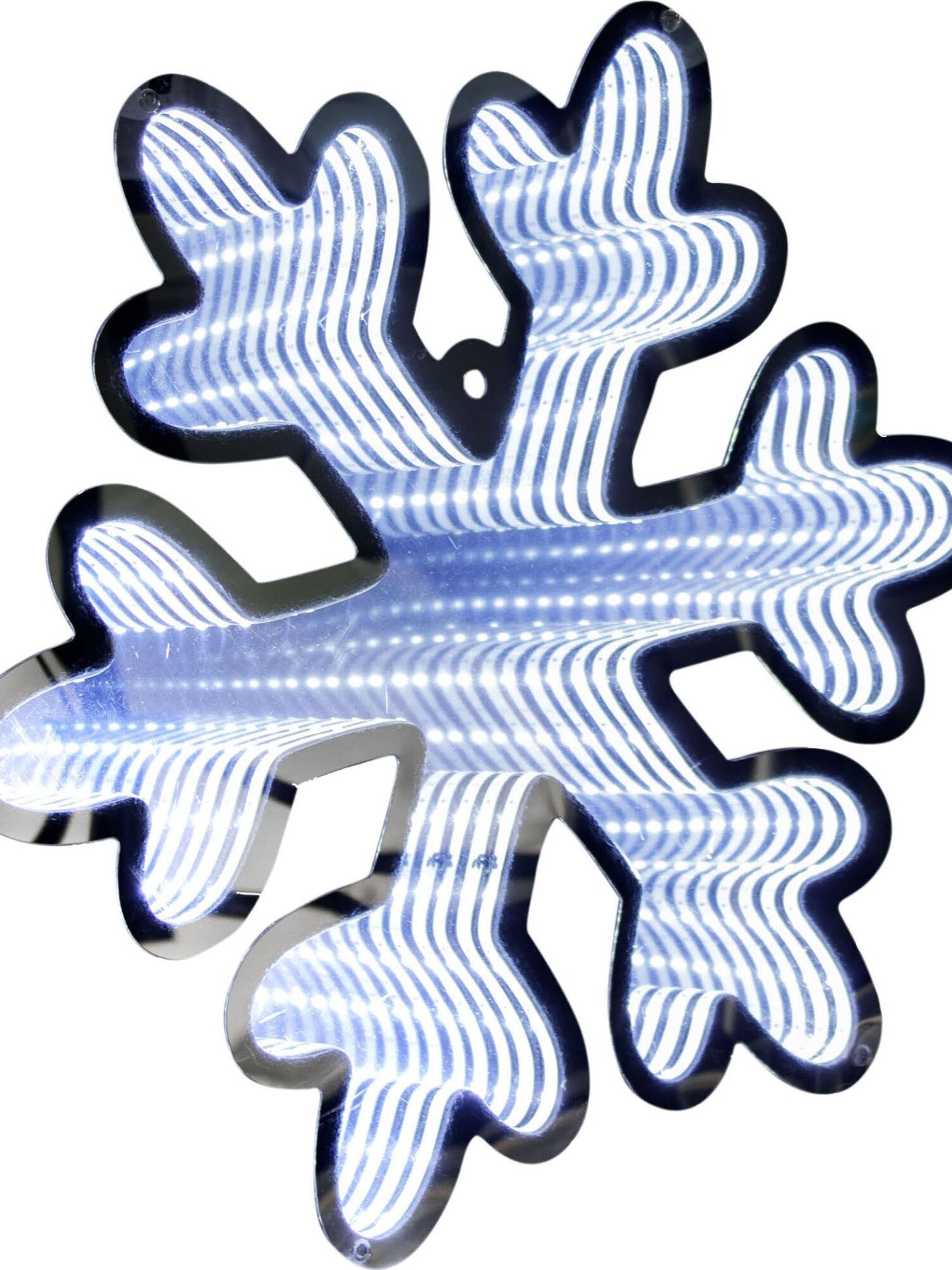 Snowflake Figurine Lighted X-mas Decor