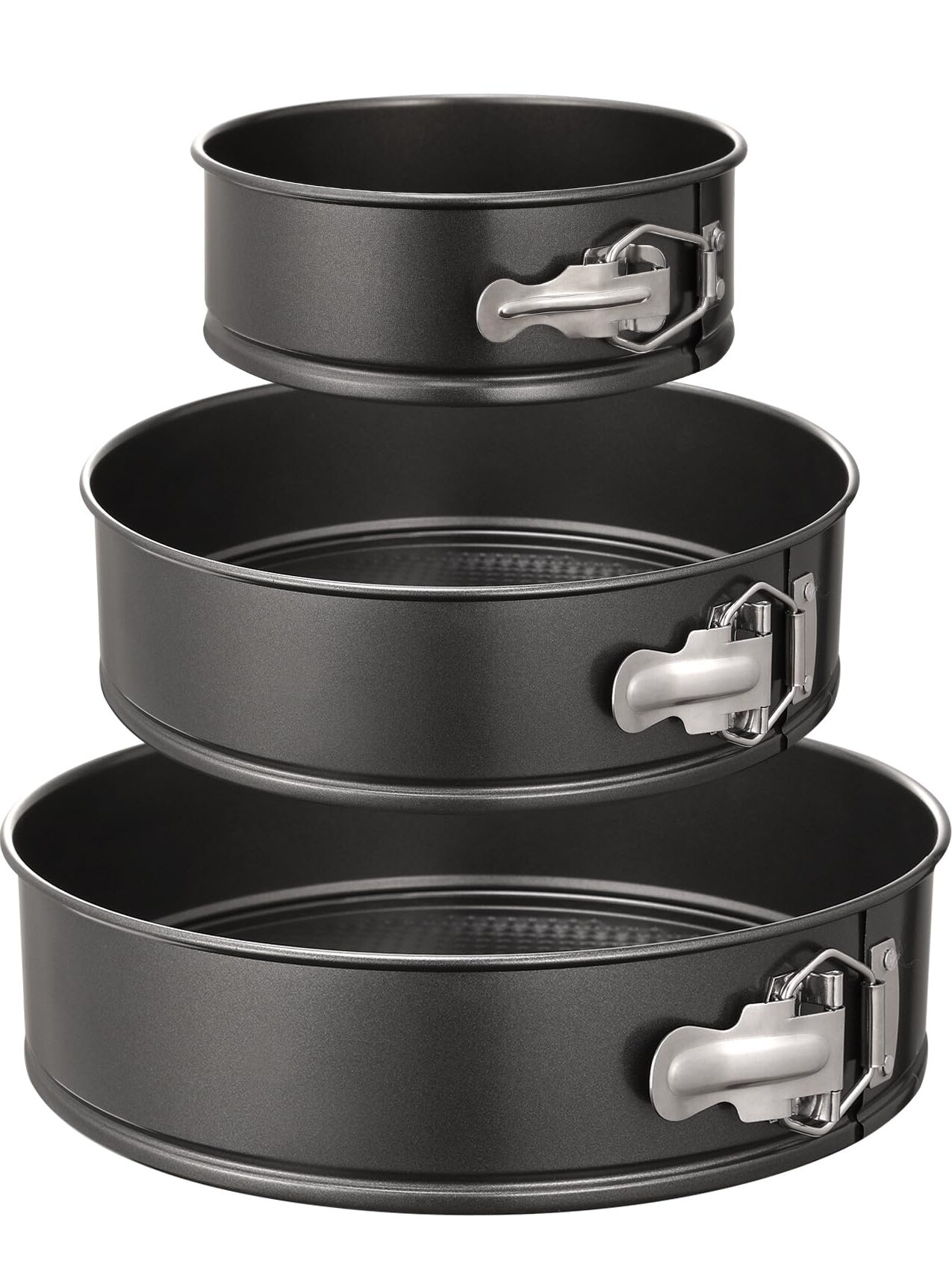 Spring-Form Set Bake Pans 3-Pcs.