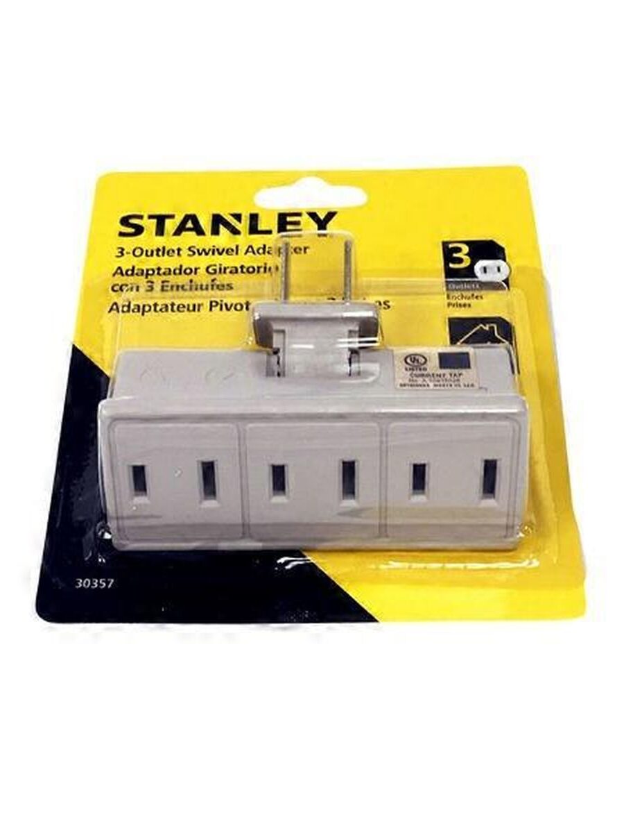Stanley Polarized 3-Outlet Swivel Adapte