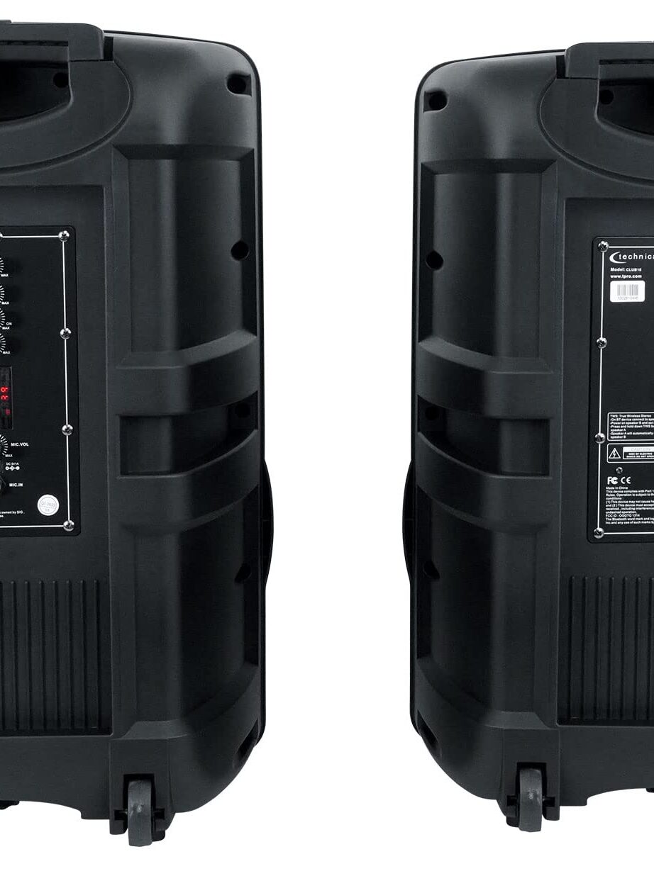 Technical Pro 15" Rechargeable Bluetooth