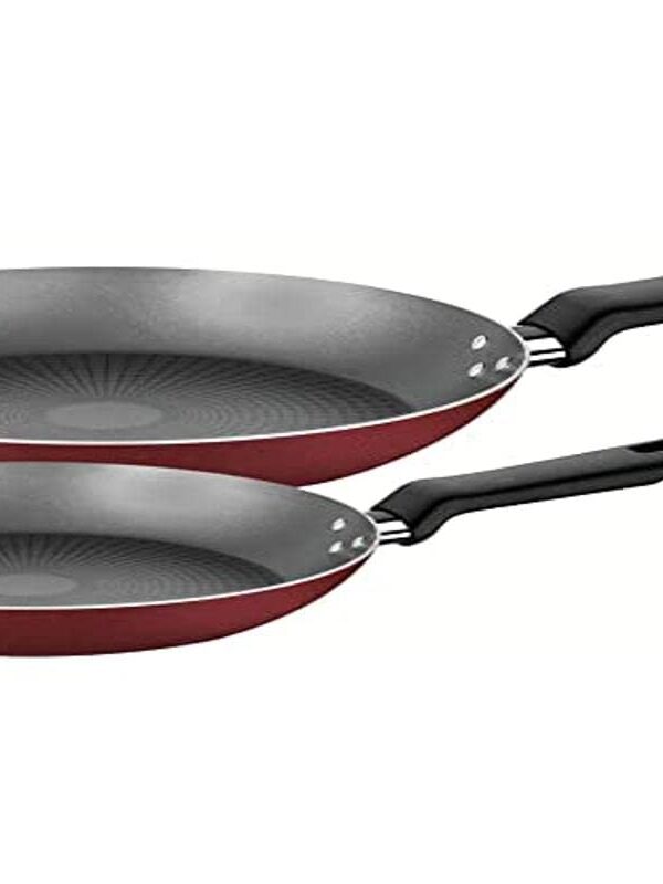 Tramontina 26cm Loreto Frying Pan- Red