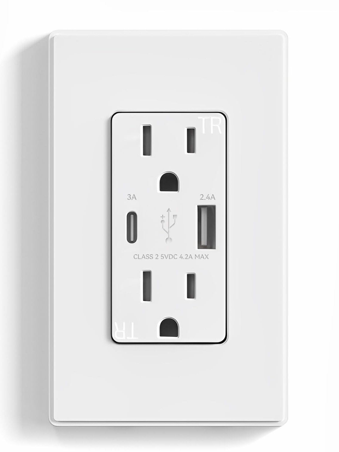 Wall Outlet ChargingCenter for USB Elect