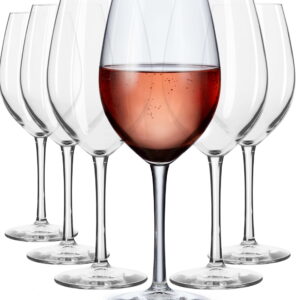 Wine Stemware Glass - 6pcs. 12oz. -8.5''