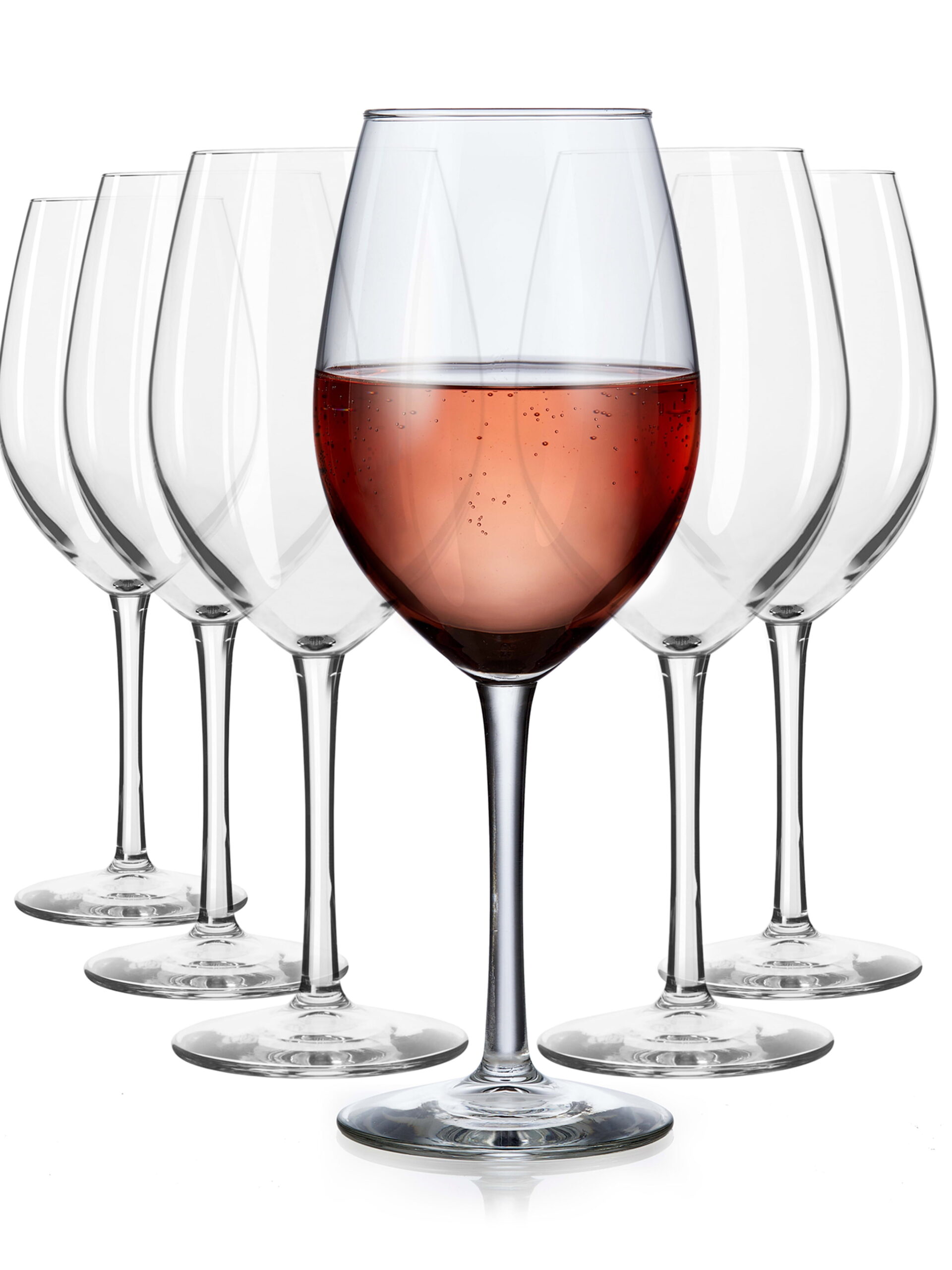 Wine Stemware Glass - 6pcs. 12oz. -8.5''