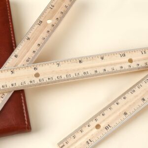 Wood Rulers, 12" 3-Pack Wood Rulers, 12" 3- Pack